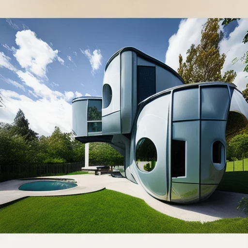 413921644-house with convex windows, architecture, modern art-now.webp